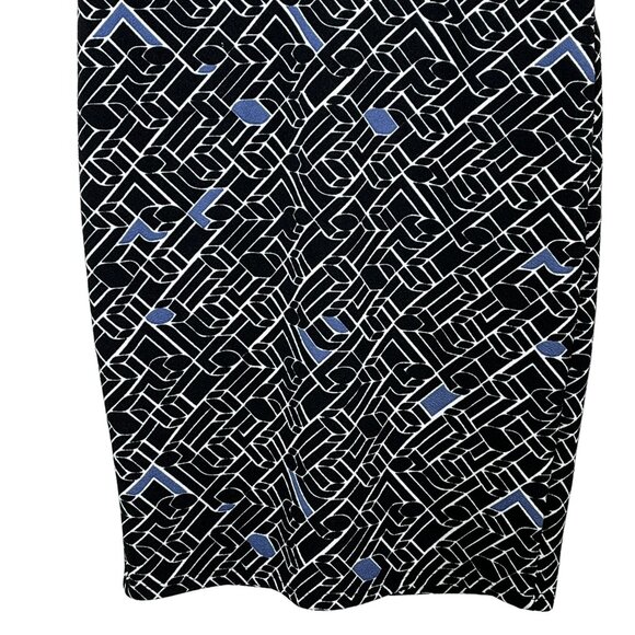 LuLaRoe Womens Skirt XS Pencil Straight Black Blue Stretch Work Casual Fall - Picture 5 of 8